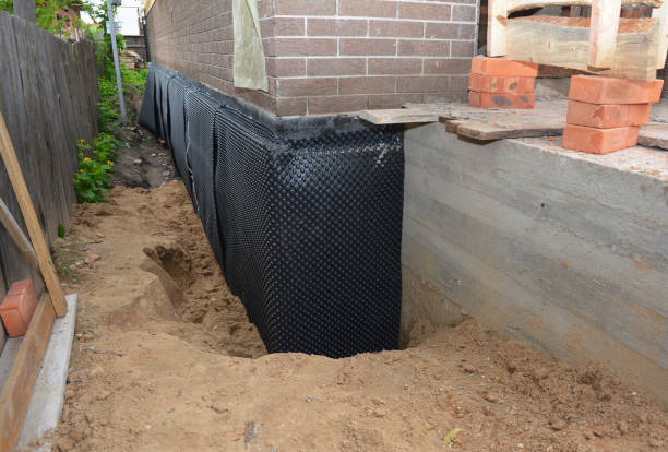 Happy homeowners after waterproofing job in Nappanee